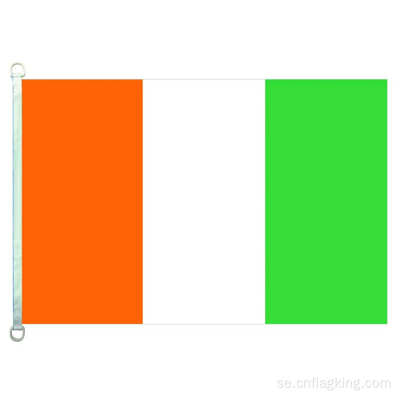 90 * 150 cm Coate d Ivoire flagga 100% polyster