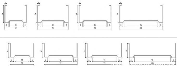 Drywall Stud Track Roll Forming Machine