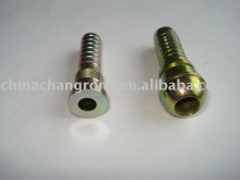 nipple hydraulic hose fitting/reusable hydraulic hose fittings/ fitting/6mm hose fitting