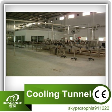 Continuous Spraying Type Cooling Tunnel