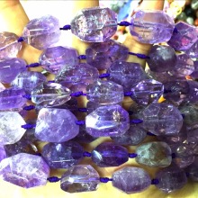 Wholesale Alibaba natural gemstone bead different shapes of amethyst stone loose bead