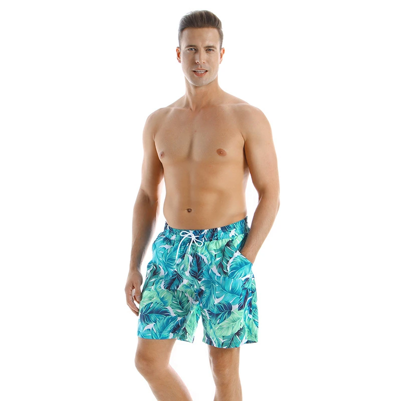 Custom Wholesale Summer Men Trunk Short Pants Trackshorts Swimpant Printing Swimming Board Beach Short for Men