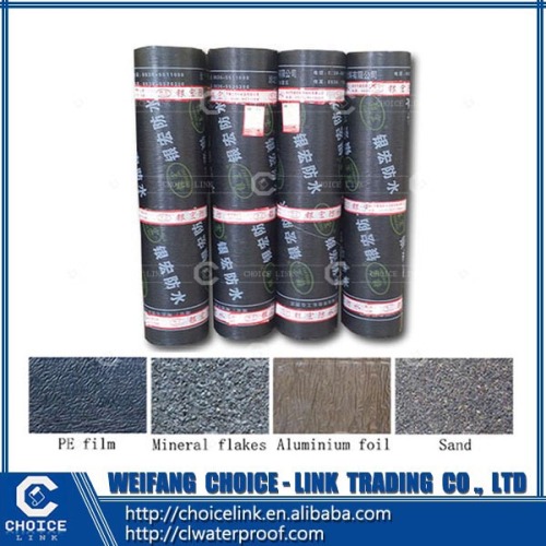 torch on roof material APP modified bituminous waterproofing membrane
