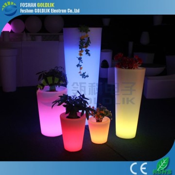 16 Color Change Various Glowing Plastic Flower Pot