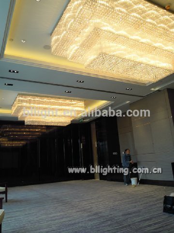 Export hotel elegant k9 crystal drop lighitng