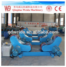 Self align equipment for lifting tank roller with polyurethane wheels