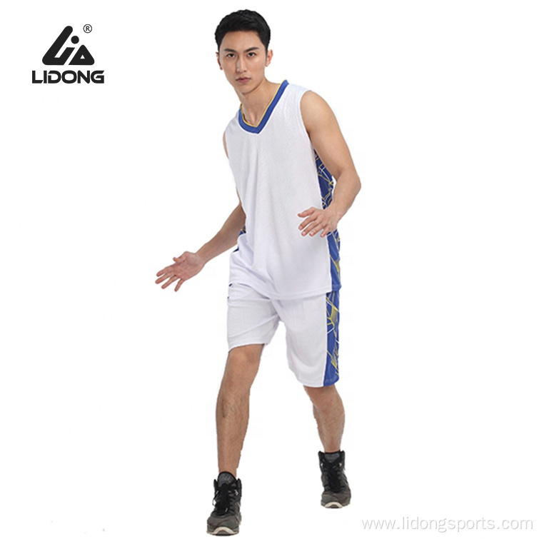 Custom school men basketball uniform design wholesale