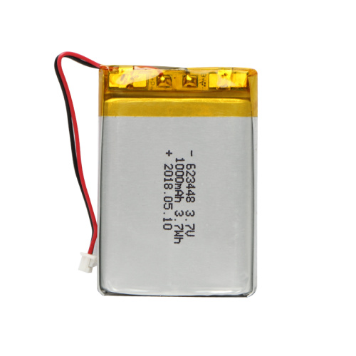 Longue durée de vie 623448 3.7V 1000mAh Lipo Battery