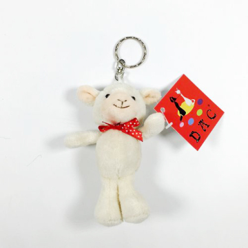 plush mini toy sheep keyring