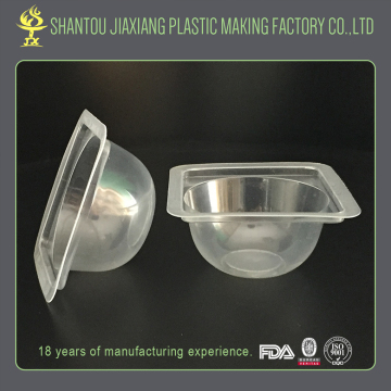 Disposable transparent pp pudding cups from China