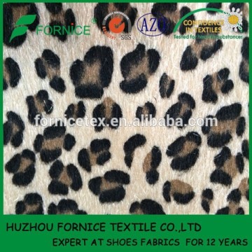 China manufacturer leopard horse hair leather for shoes