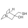 １−アザビシクロ［２．２．２］オクタン−３−オール、３−（メルカプトメチル） -  ＣＡＳ １０７２２０−２６−８