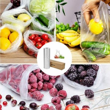 Sacs transparents pour pain aux fruits et légumes