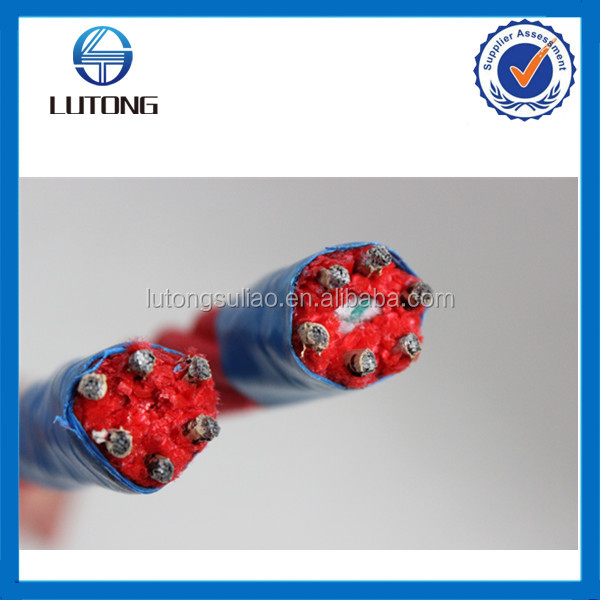 6 strands nylon rope with stainless steel core used in playground