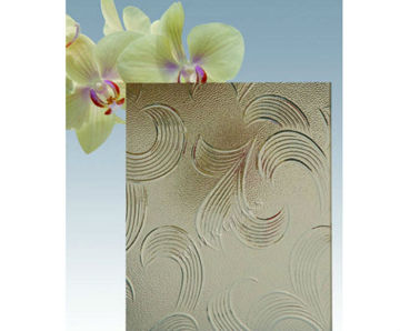 3-8mm Bronze Tinted Pattern Glass