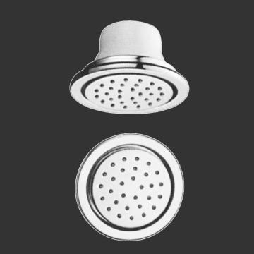 Roud Rain Shower Head brass