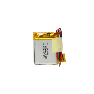 사용자 지정 582633 3.7V 450mAh 리튬 폴리머 배터리