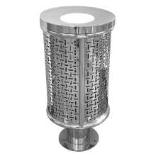Modern Outdoor Station Garbage Cans: Large Stainless Steel Trash Cans for Subway and Airport