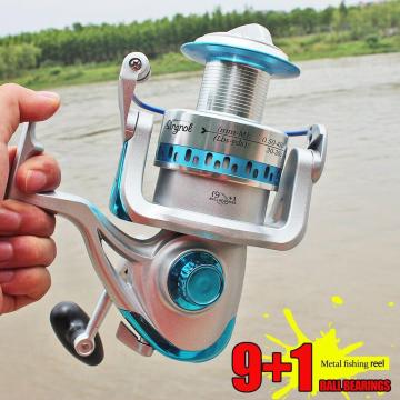 Large Distant Spincasting Fishing Reel Saltwater Freshwater 9+1BB Fishing Reel