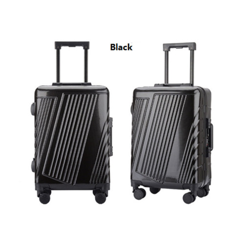 Wholesale PC rolling suitcase aluminium travel luggage