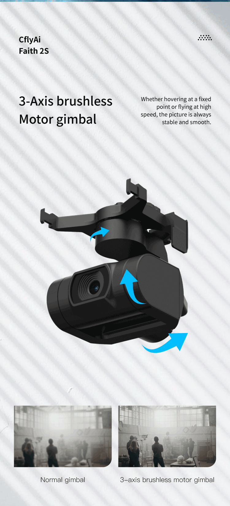 C-FLY Faith 2S Drone Professional 4K HD Camera 3-Axis Gimbal Foldable RC Quadcopter 35min Flight 7KM CFL Faith 2 Upgrade Version
