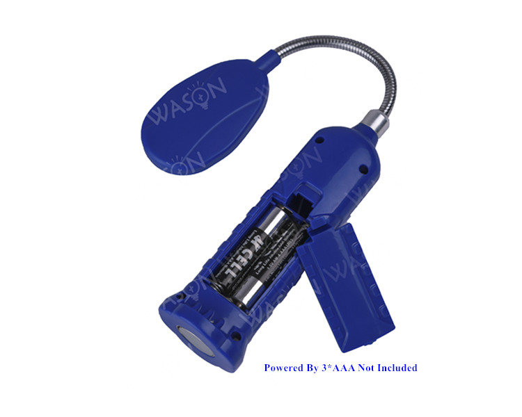New Popular Free Rotation Gooseneck Dimmable Magnetic Cob Wide Beam Flexible Led Working Light AAA Battery Operated Torch Light