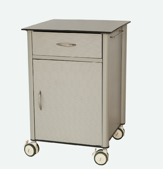 D55 hospital bed table with drawer