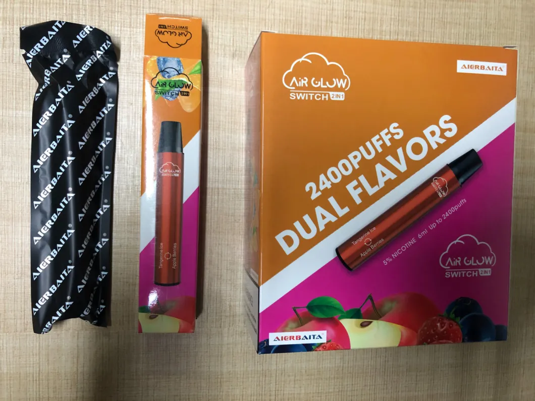 China Hot Selling Air Glow 800 Puffs 550mAh Battery Disposable Vape Pod