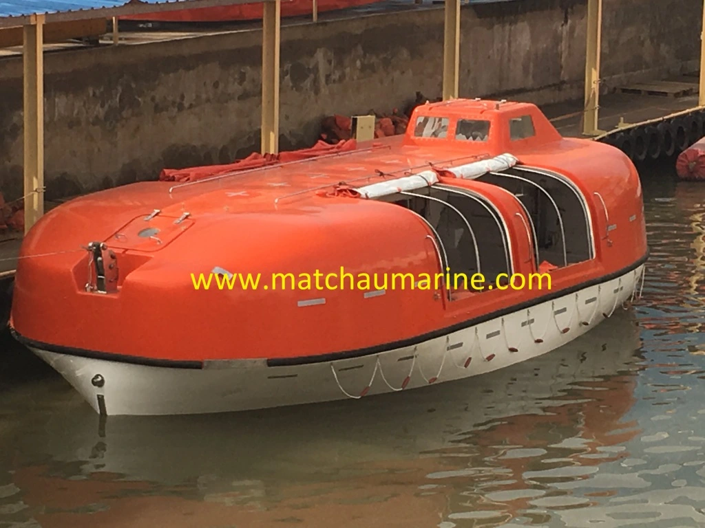 China Professional Manufacturer 150 Persons Partially Enclosed Lifeboat