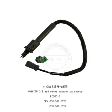 Komatsu PC200-8 Sensor de separador de agua de aceite 600-311-3721/600-311-3722