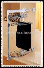 Furniture hardware fitting sliding stand clothes hanger and rack