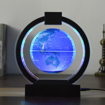 Illuminated Magnetic Floating World Globe Desk Decor