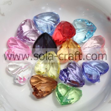 8 * 12 * 12 MM Clear Colors Gioielli Cuore Perline all&#39;ingrosso &quot;