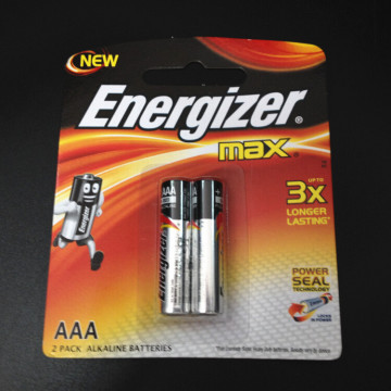 Blister packaging Energizer AAA LR03 alkaline battery