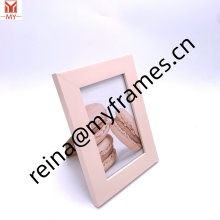Pink Macaron Wide Edge Photo Frame PS Plastic Photo Frame for Decoration
