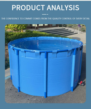 Premium Foldable Fish Pond for Outdoor Use