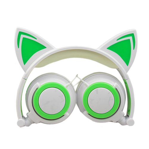 Cat ear lighting headphone for kids gift