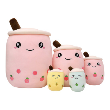 Super Soft Emotion Boba Tea Peals Plush Toys