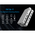 Thunderbolt 4 docking station with 3*thunderbolt ports