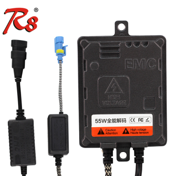 R8 HID Xenon Headlight Ballasts 55W AC with CAN-Bus EMC Super Decoder