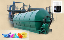 Wate plastic to oil pyrolysis plant