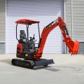 Free shipping 1800kg hydraulic mini excavator