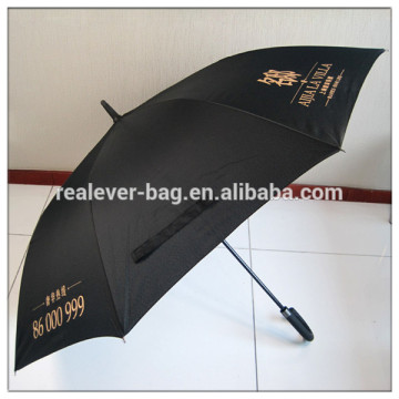 Advertisting straight manual open umbrella