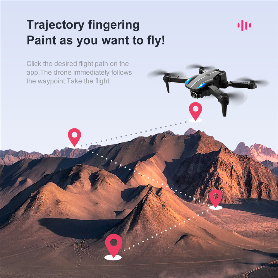 Customizable camera drone KY907 4K Obstacle avoidence dual camera drone Gesture Photos and 50x zoom drone quadcopter