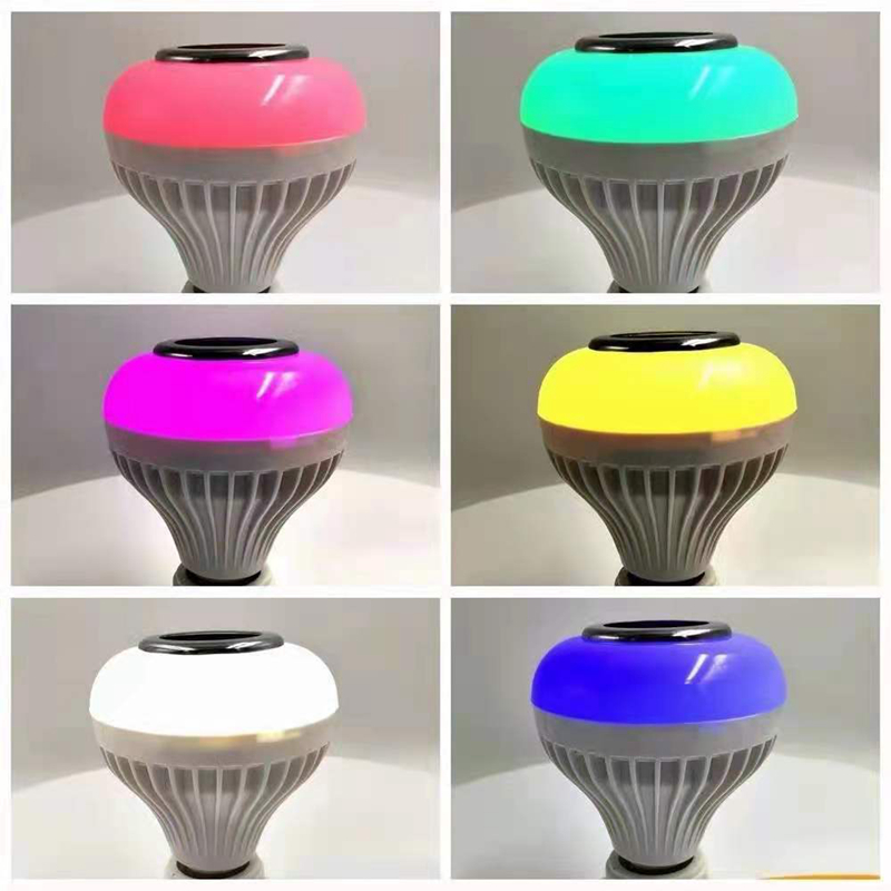 12w Led Music Light Speaker Bulb
