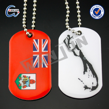 Cheap chrome plating couple dog tags