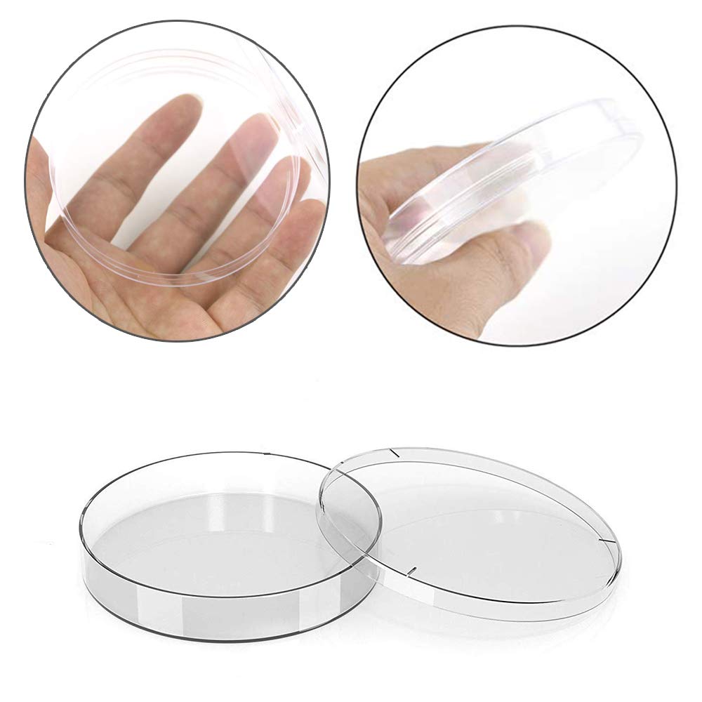 lab disposable transparent plastic petri dishes 100mm 90mm sterile culture petri dish 90x15mm