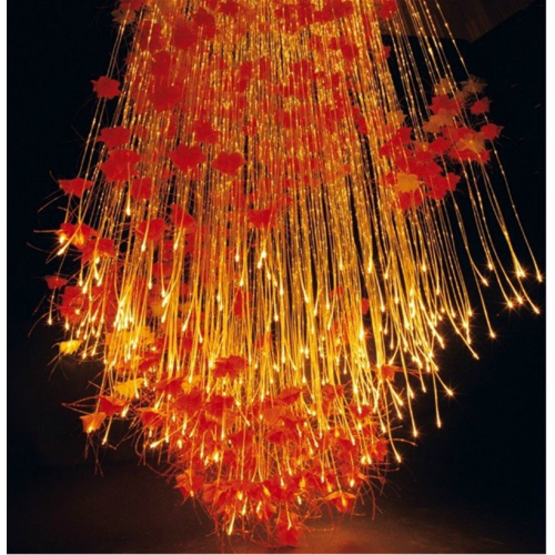 modern indoor fiber optic chandelier pendant light