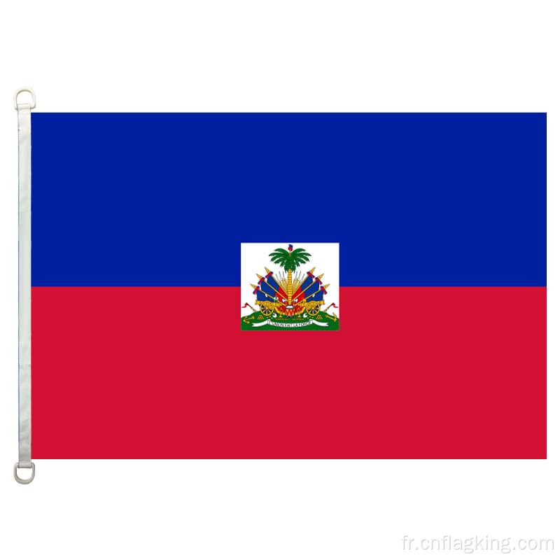 Drapeau national Haïti 90*150cm 100% polyester