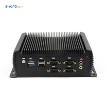 Industrial Mini Server: Sharerdp I3/I5/I7 10th Gen 6-Core Processor, Fanless Design, Built-in Firewall & Wi-Fi, Multi-Port Nano Box for Monitor
